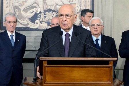 Dichiarazione del Presidente Napolitano dopo il conferimento dell’incarico a Enrico Letta