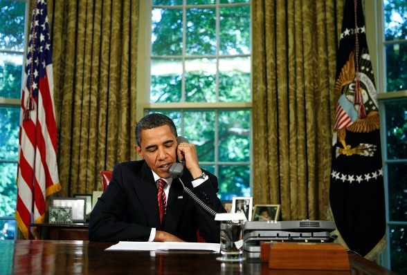 Telefonata tra Enrico Letta e Barack Obama