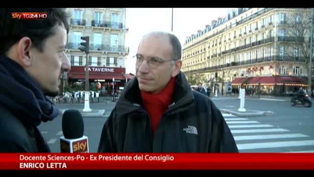 Letta a SkyTg24: “Parigi attaccata in quanto Europa”